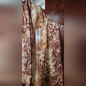 ADRIENNE  LANDAU studio silk scarf